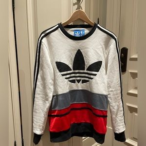 Adidas Multicolored Crew Neck Sweatshirt. Size: S.